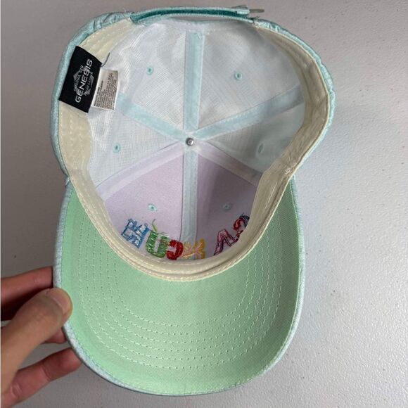 Cancun Mexico Hat Cap Strap Back Mens Blue Adjustable Logo - Picture 2 of 12